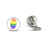 LGBT Fingerprint Pride Cufflinks